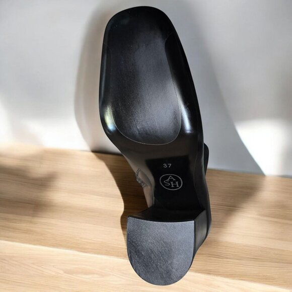 NWOB ASH JADE ( 37- 6.5-7 ) Black Butter Smooth Calfskin Exterior Ankle … - Picture 7 of 14